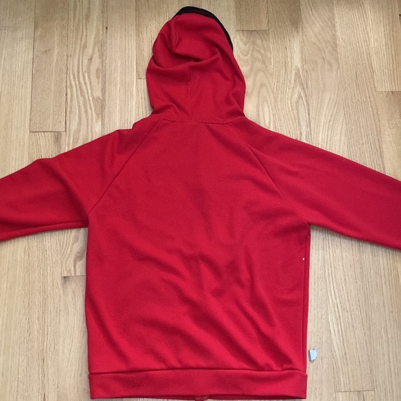Red Nike Zip Up - Picture 2 of 2